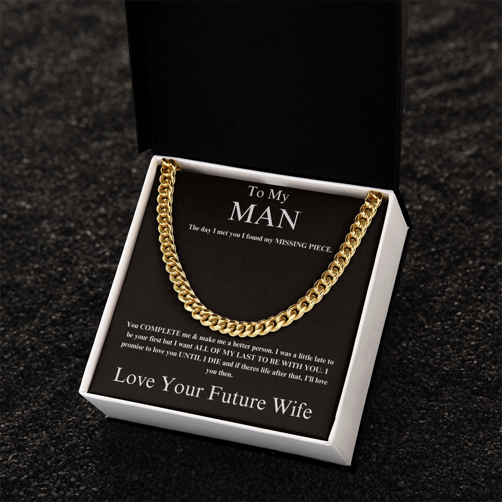 To My Man - Cubin Link Chain