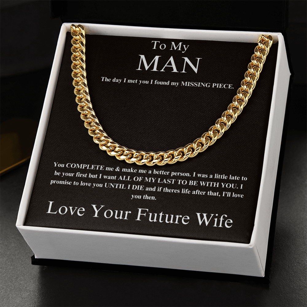 To My Man - Cubin Link Chain