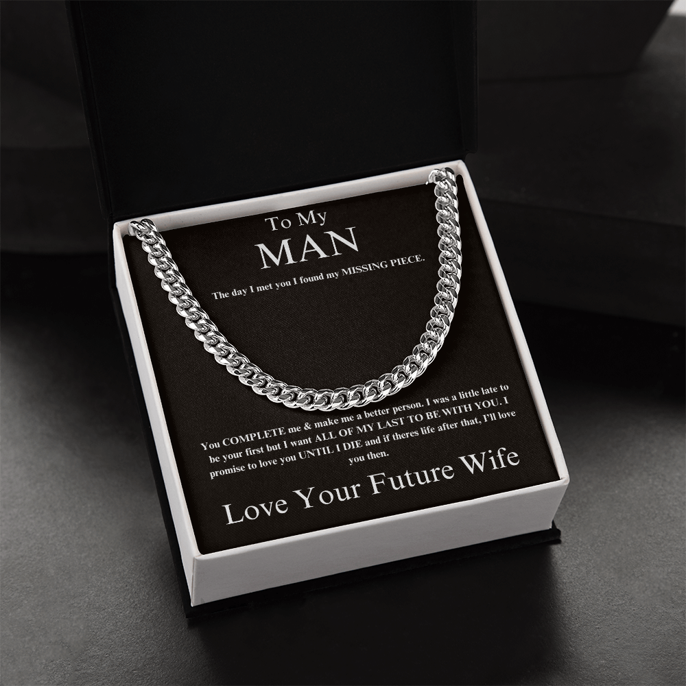 To My Man - Cubin Link Chain