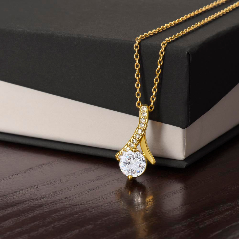 To My Amazing Mother From Son - Alluring Beauty Necklace