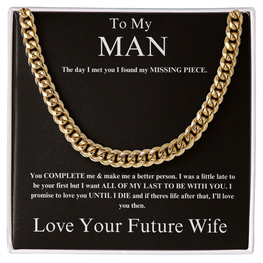 To My Man - Cubin Link Chain