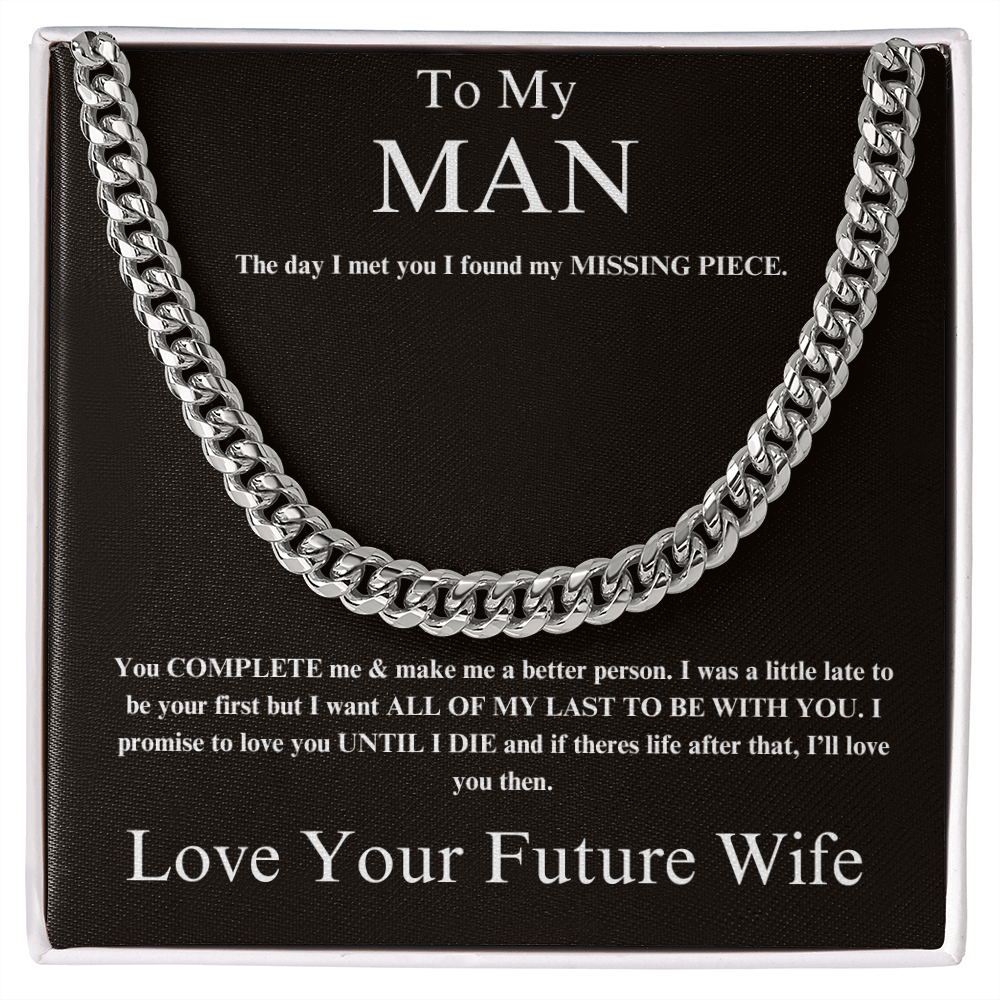 To My Man - Cubin Link Chain