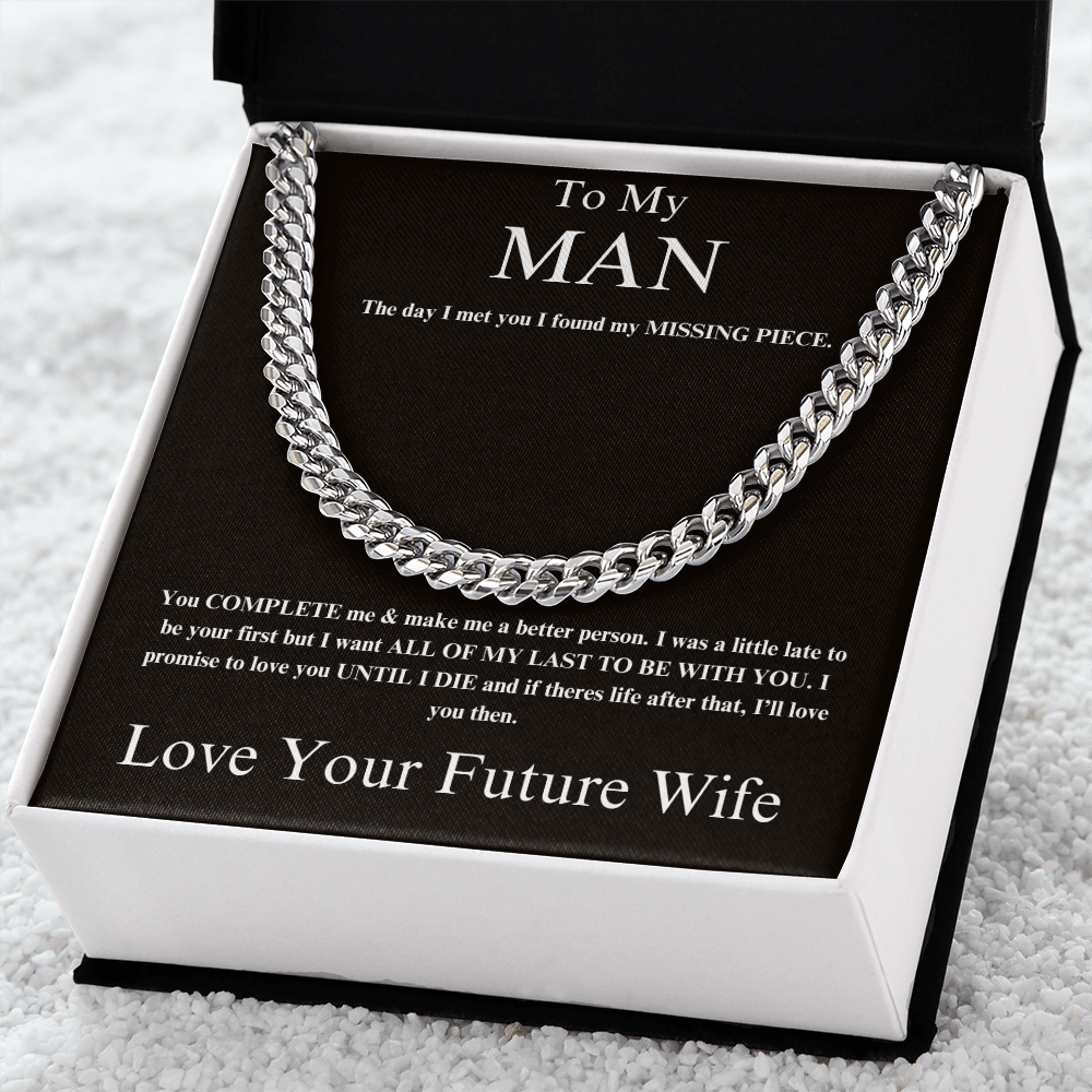 To My Man - Cubin Link Chain