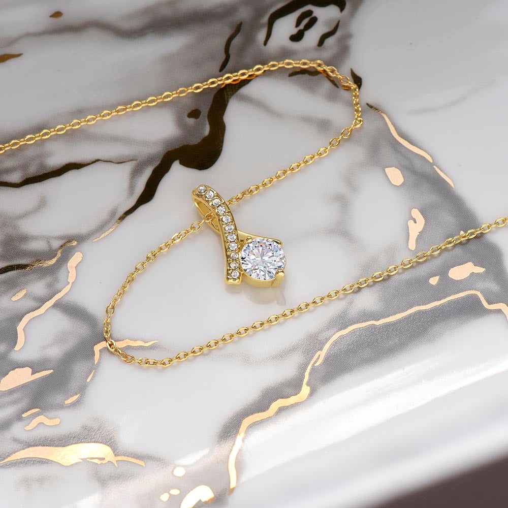 To My Amazing Mother From Son - Alluring Beauty Necklace