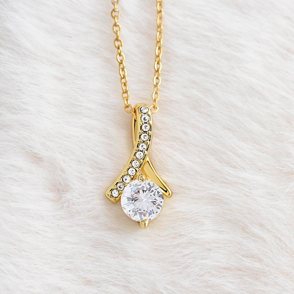 To My Amazing Mother From Son - Alluring Beauty Necklace